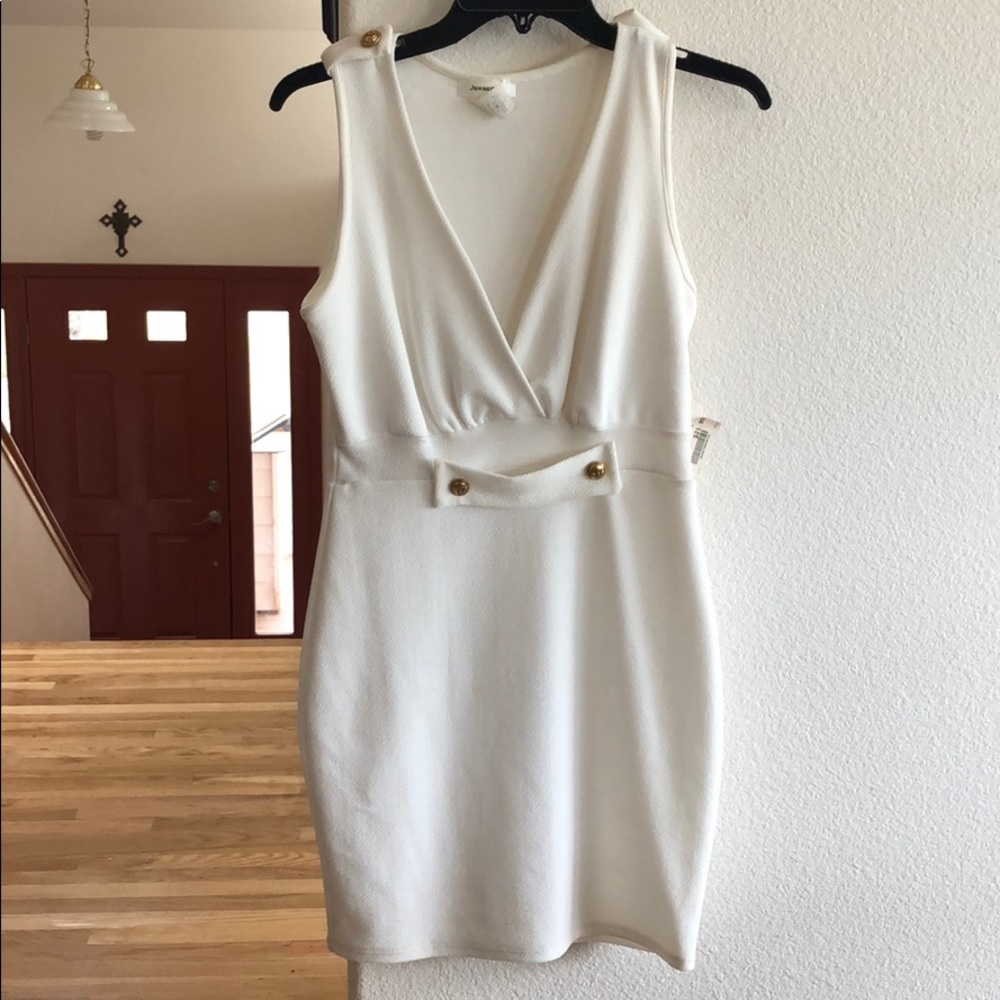 Brand new white dress.
